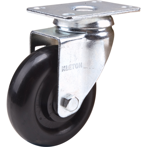 Roulette, Pivotant, 4" (101,6 mm), Polyol&eacute;fine, 250 lb (113 kg) WestPier