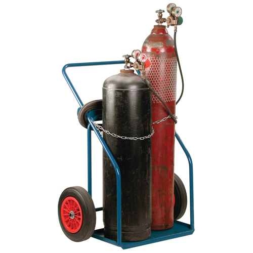 Chariots pour bouteilles de gaz, Roues Caoutchouc, Base de , 1000 lb WestPier