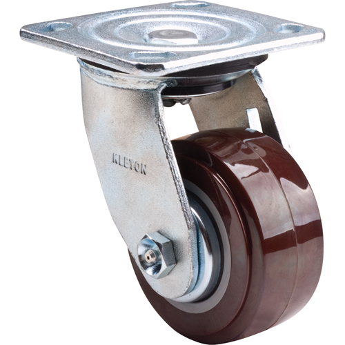 Roulette, Pivotant, 4" (101,6 mm), Polyur&eacute;thane,  WestPier