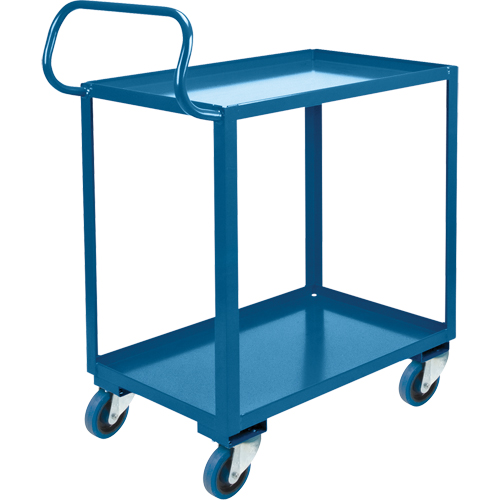 Ergonomic Shelf Truck, 800 lbs. Capacity, Steel, 20" W x 37" H x 32" D, Lip Up WestPier