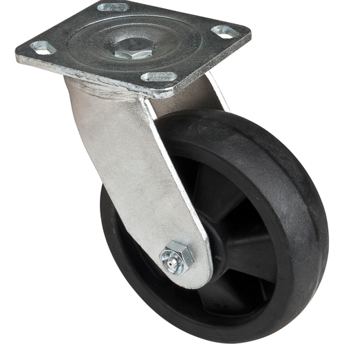 Hi-Temp Caster, Swivel, 6" (152.4 mm), Nylon, 880 lbs. (399 kg.) WestPier