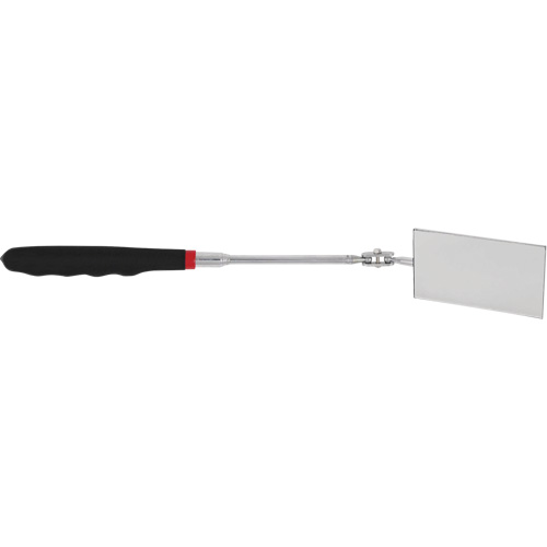 Large Face Telescopic Mirror, 2-1/8" H x 3-3/8" W, Rectangular, 11" - 15-1/2" Handle WestPier