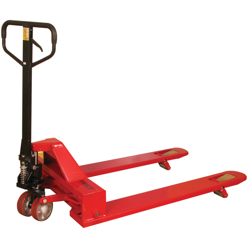 Transpalette hydraulique &agrave; 4 entr&eacute;es, 48" l x 7" la, Capacit&eacute; 4000 lb WestPier
