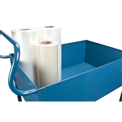 Deep Lipped Service Cart, 2 Tiers, 24" W x 47" H x 36" D, 1200 lbs. Capacity WestPier