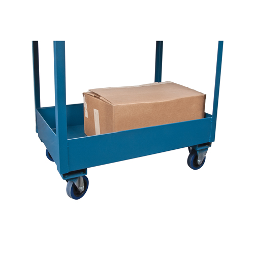 Deep Lipped Service Cart, 2 Tiers, 24" W x 47" H x 36" D, 1200 lbs. Capacity WestPier