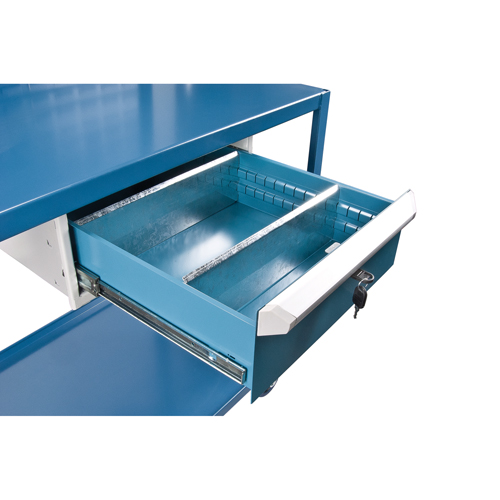 Mobile Service Cart, 2 Tiers, 24" W x 57" H x 40" D, 1200 lbs. Capacity WestPier