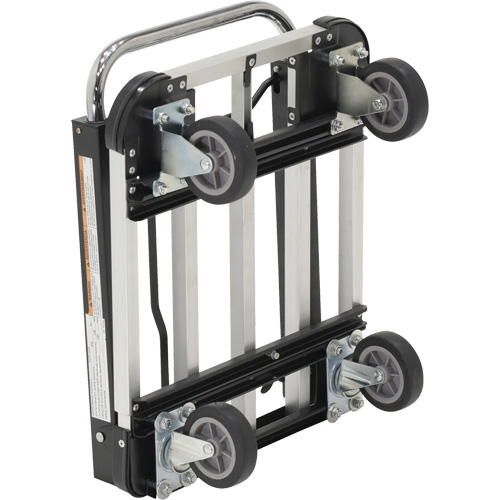 Fold-Up Platform Truck, Stainless Steel, 300 lbs., 28" L x 16" W, 33-1/2" High WestPier
