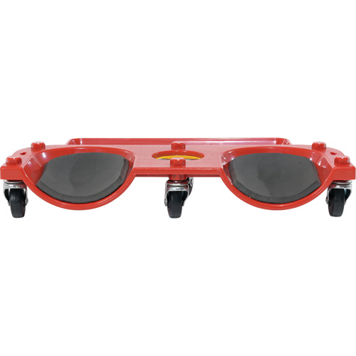 Rolling Knee Dolly, Plastic, Red, 350 lbs. Capacity WestPier