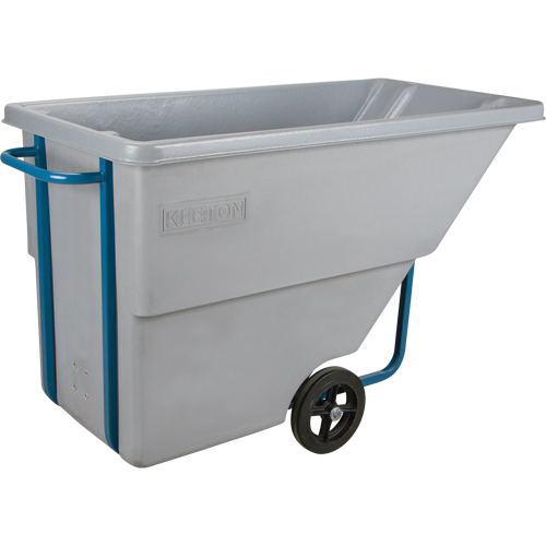 Tilt Truck, Polyethylene, 0.625 cu. yd., 850 lbs. Load Capacity WestPier