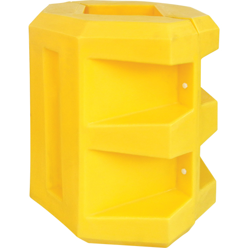 Short Column Protector, 8" x 8" Inside Opening, 24" L x 24" W x 24" H, Yellow WestPier