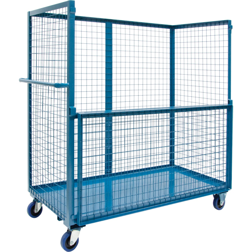 Wire Mesh Stock Truck, Steel, 24" x 55" x 60", 1200 lbs. Capacity WestPier