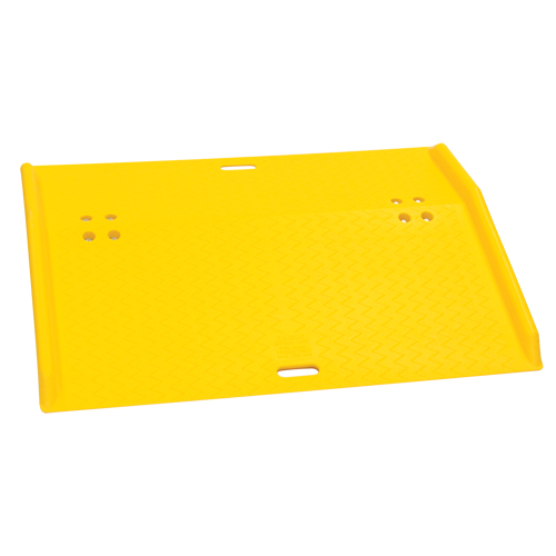 Rampe de quai de chargement portable en poly pour diable, Capacit&eacute; de charge 750 lb, 36" lo x 48" la x 5" h WestPier