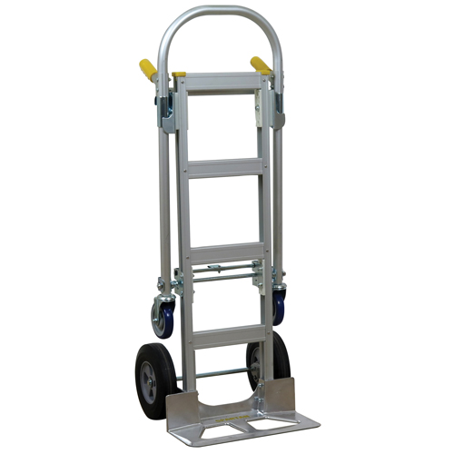 SPTN-JR-T18-SR Spartan Jr. Convertible Hand Truck, Aluminum, 1000 lbs. Capacity WestPier