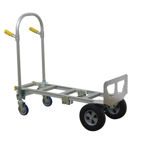 SPTN-JR-T18-SR Spartan Jr. Convertible Hand Truck, Aluminum, 1000 lbs. Capacity WestPier