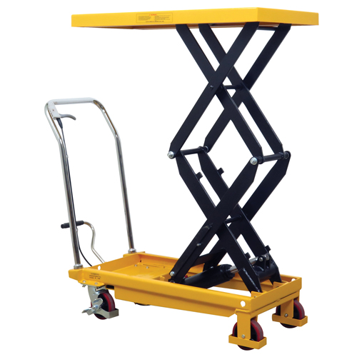 Table &eacute;l&eacute;vatrice &agrave; ciseaux hydraulique, 19,5" lo x 35,5" la/35-1/2" lo x 19-1/2" la, Acier, Capacit&eacute; 770 lb WestPier