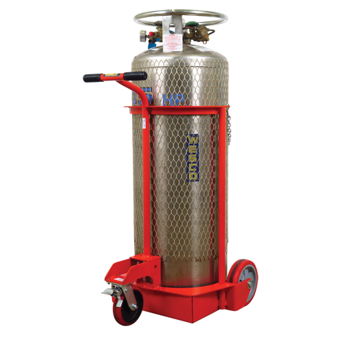 Large Liquid Gas Cylinder Truck LCC, Polyurethane Wheels, 20" W x 20" D Base, 1000 lbs. WestPier