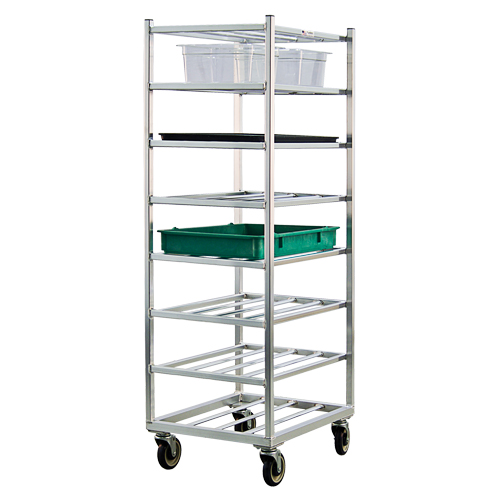 Shelf Cart, 8 Tiers, 20-7/8" W x 67" H x 27" D, 600 lbs. Capacity WestPier
