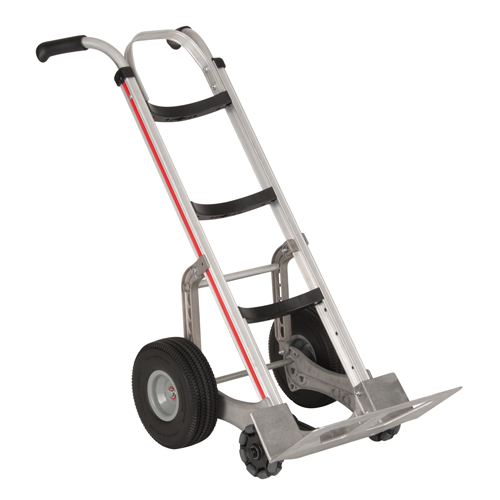 Self-Stabilizing Hand Truck, Dual Handle, Aluminum, 55'' Height, 500 lbs. Capacity WestPier