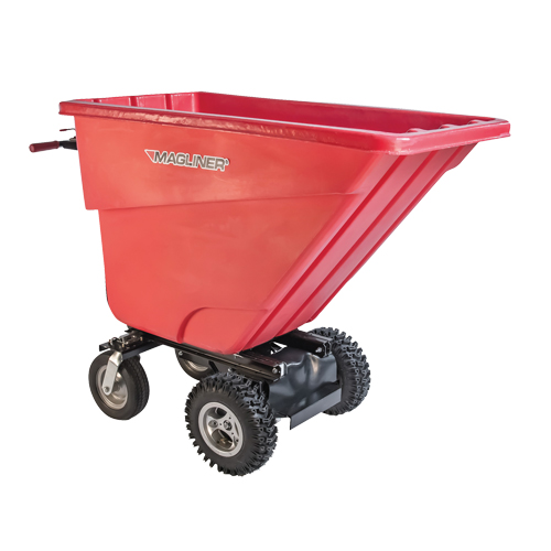 Motorized Tilt Truck, 13,5 pi³ Capacity, 45" H x 26-1/2" W x 68" D WestPier