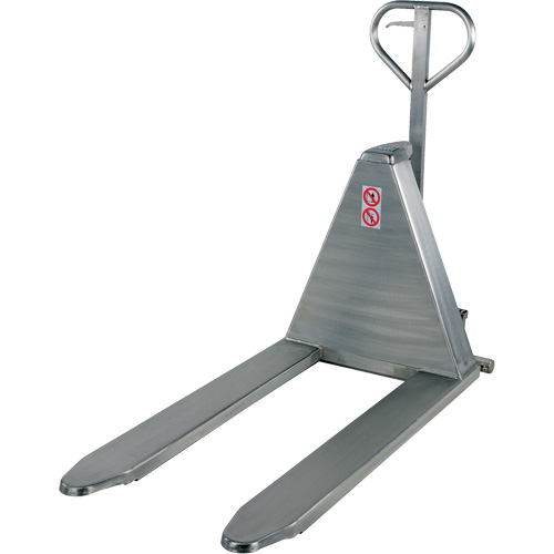 Pallet Lift Table, 45" L x 26-3/4" W, Stainless Steel, 2000 lbs. Capacity WestPier