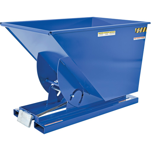 Conteneur autobasculeur, Acier, 1 vg³, Bleu WestPier