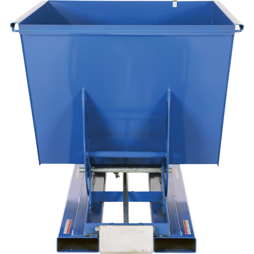 Conteneur autobasculeur, Acier, 1-1/2 vg³, Bleu WestPier