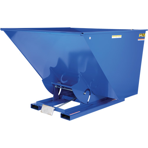 Conteneur autobasculeur, Acier, 2-1/2 vg³, Bleu WestPier