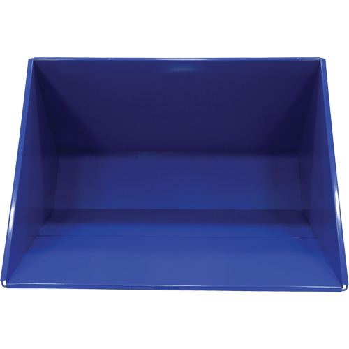Conteneur autobasculeur, Acier, 3 vg³, Bleu WestPier