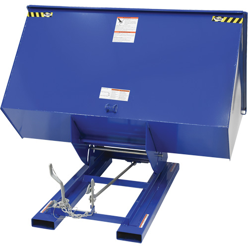 Conteneur autobasculeur, Acier, 3 vg³, Bleu WestPier