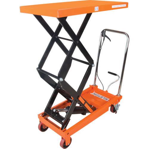 Hydraulic Scissor Lift Table, 35-3/4" L x 19-3/4" W, Steel, 770 lbs. Capacity WestPier