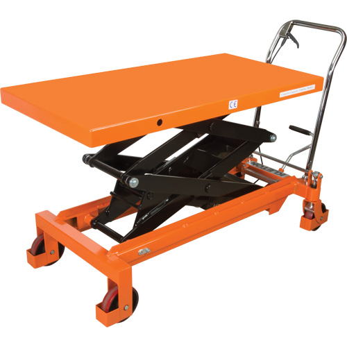 Hydraulic Scissor Lift Table, 48" L x 24" W, Steel, 1540 lbs. Capacity WestPier