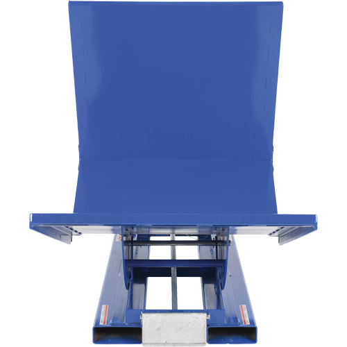Open Sided Hopper, Steel, 1 cu.yd., Blue WestPier