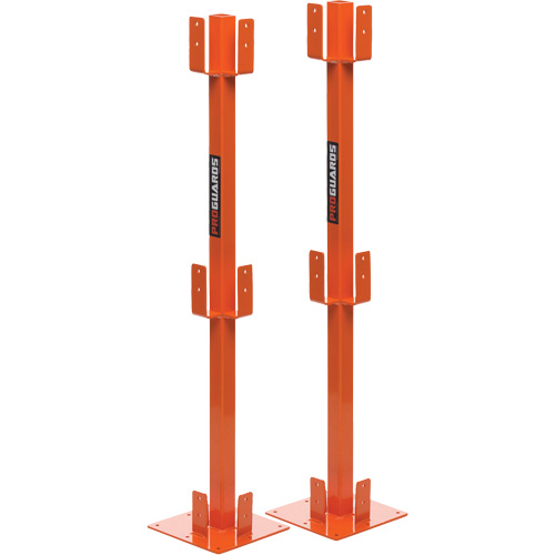 ProGuards Temporary Guard Rail Posts, 8" W x 39" H, Orange WestPier