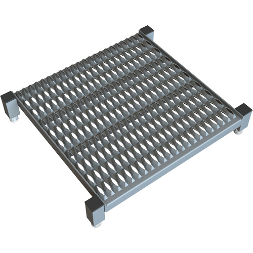 Plateforme de travail en une &eacute;tape &agrave; hauteur r&eacute;glable, 24" la x 24" pr, Capacit&eacute; de 800 lb, Enti&egrave;rement soud&eacute; WestPier