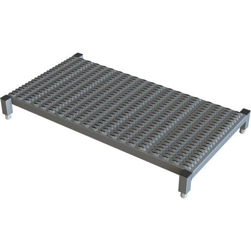 Plateforme de travail en une &eacute;tape &agrave; hauteur r&eacute;glable, 24" la x 48" pr, Capacit&eacute; de 800 lb, Enti&egrave;rement soud&eacute; WestPier