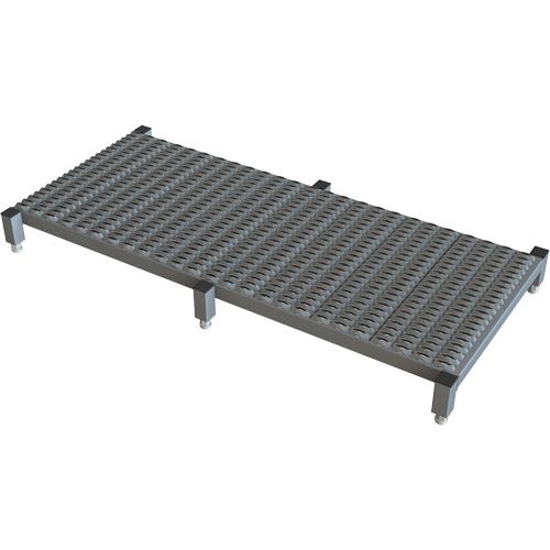 Plateforme de travail en une &eacute;tape &agrave; hauteur r&eacute;glable, 24" la x 59" pr, Capacit&eacute; de 800 lb, Enti&egrave;rement soud&eacute; WestPier