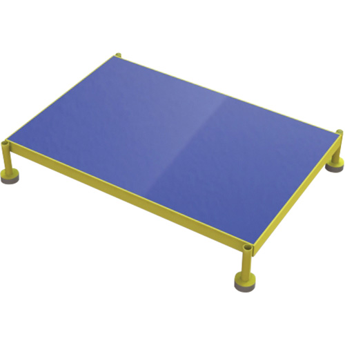 Adjustable Height One-Step Work Platform, 24" W x 36" D, 800 lbs. Capacity, All-Welded WestPier