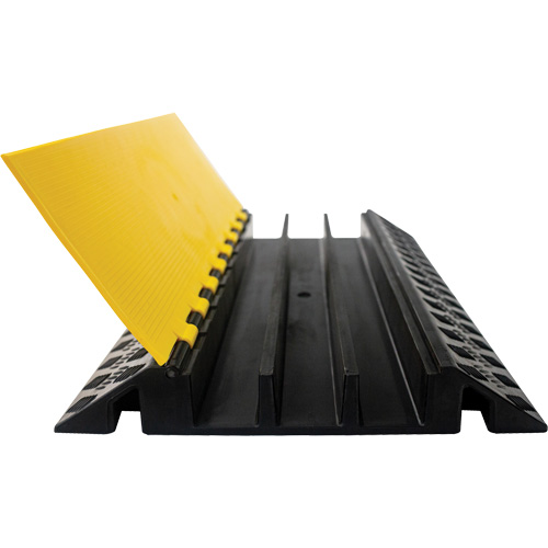 Powerhouse Heavy-Duty Straight Cable Protector, 3 Channels, 36" L x 19.75" W x 3" H WestPier