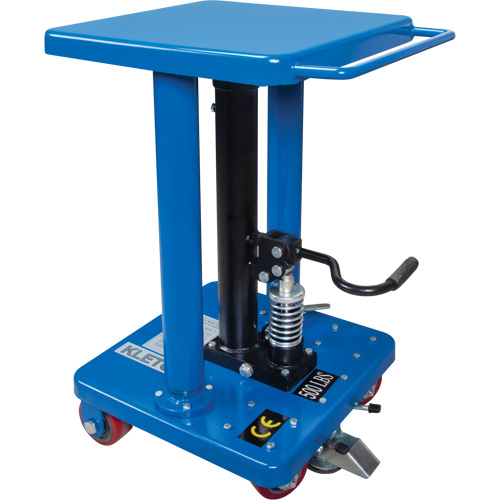 Hydraulic Work Table, 18" L x 18" W, Steel, 500 lbs. Capacity WestPier