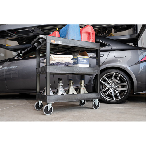 R&acirc;telier mobile, 3 tiers, 35-1/4" x 37-1/4" x 18", Capacit&eacute; 375 lb WestPier