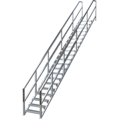 Syst&egrave;me d'escalier modulaire pour la construction de 17-21 marches SmartStairs, 157-1/2" ha WestPier