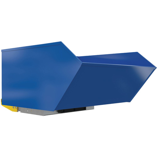 Conteneur autobasculeur l&eacute;ger en style H, Acier, 1 vg³, Bleu WestPier