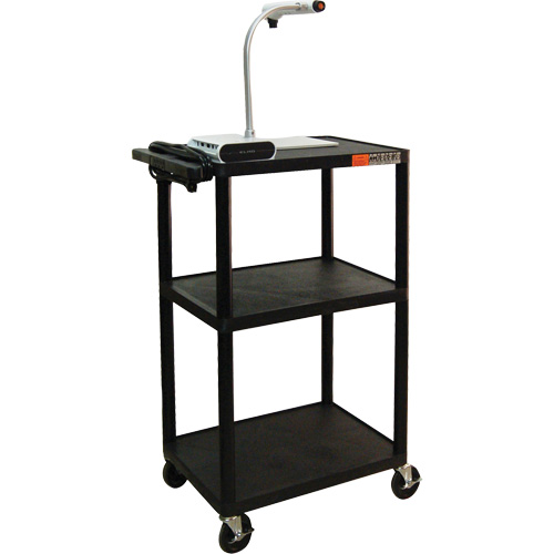 Chariot utilitaire &eacute;lectrique, 3 tiers, 24" x 42" x 18", Capacit&eacute; 300 lb WestPier