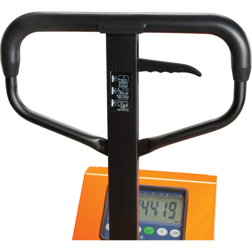 Transpalette &agrave; balance num&eacute;rique, 44,5" lo x 27,75" la, Capacit&eacute; de 4400 lb WestPier