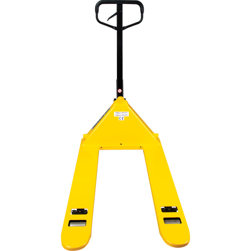 Transpalette &agrave; roues en acier, Acier, 48" lo x 27" la, Capacit&eacute; 5500 lb WestPier