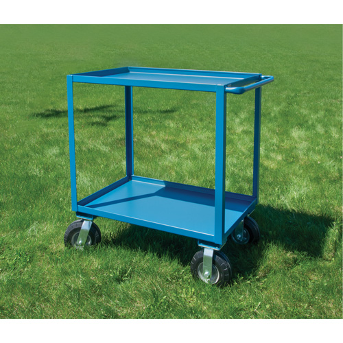 Outdoor Shelf Cart, 2 Tiers, 24" W x 39" H x 51" D, 1200 lbs. Capacity WestPier