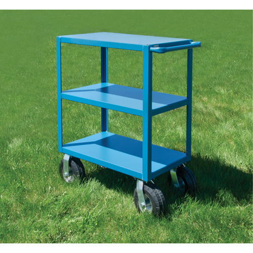  Chariot &agrave; tablettes pour l'ext&eacute;rieur, 3 Tiers, 24" la x 39" h x 39" p, Capacit&eacute; 1200 lb WestPier