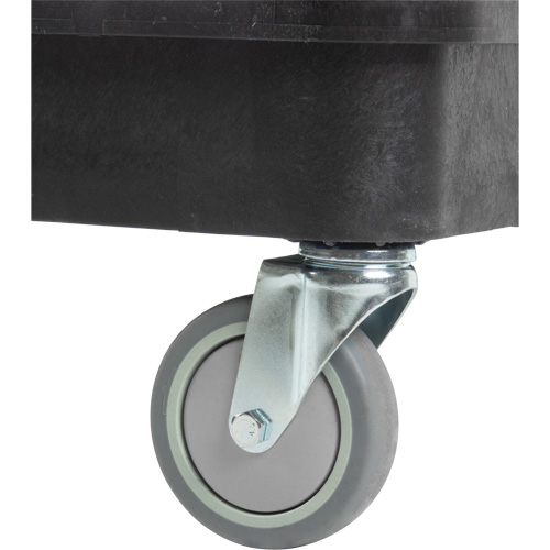 Utility Cart with Deep Lip Shelf, 3 Tiers, 19" x 39-1/2" x 28-1/4", 330 lbs. Capacity WestPier