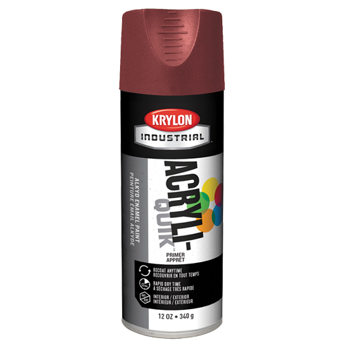 Industrial Acryli-Quik Lacquer, Ruddy Brown, Very Flat, 12 oz., Aerosol Can WestPier