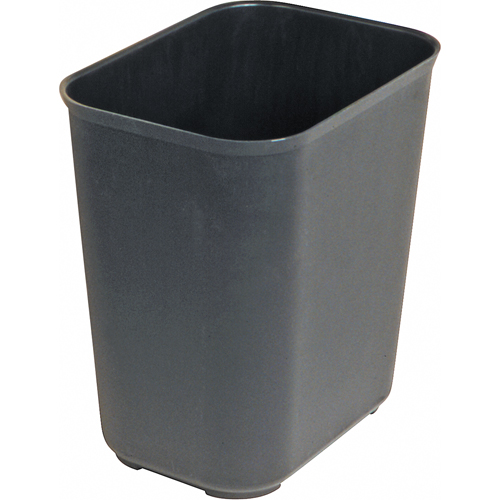 Fire Resistant Wastebasket, 14 Quarts, Fiberglass WestPier